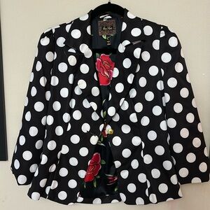 Iron Fist 3/4 puff sleeve blazer